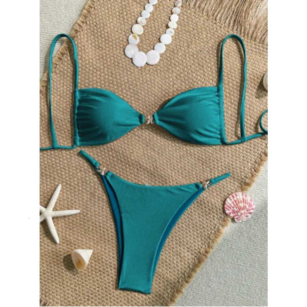 New strap tether bikini womens beach spa swimsuitW251113
