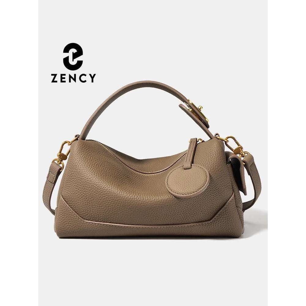 Designer Bag Women Genuine Leather Pillow Bag High Quality Metal Hardware Top Handle Ladies Handbag Small Boston Tassel For Girls Grey Pink