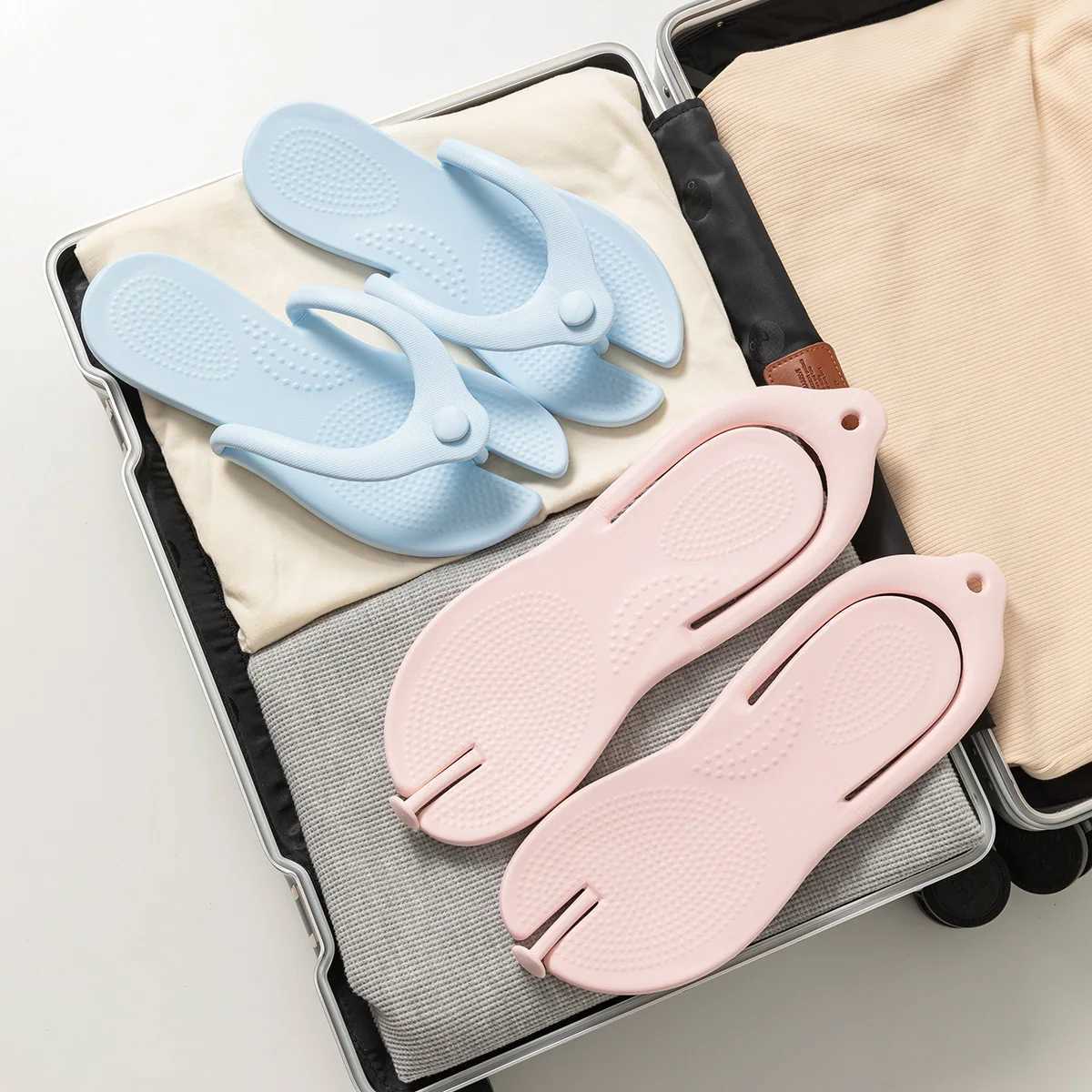 Summer Women Flip Flops Beach Flat Home Slippers Fashion Comfortable Foldable Indoor Outdoor Slides W250704