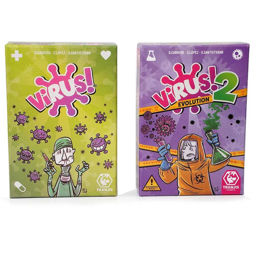 Virus - Juego de cartas - El Juego mas contagioso Edicion Espaola 8 aos VIRUS 2 Evolution Expansin - Juego de cartas C251114