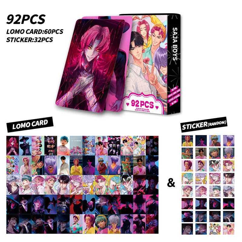 New 96 sheets/box K-POP Devil Hunter stickers 36 sheets60 sheets LOMO anime collection set for childrens gifts C251114
