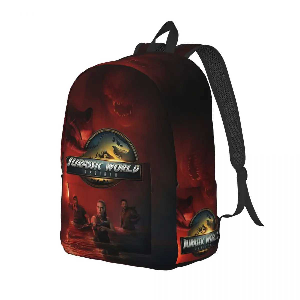 Jurassic Rebirth Dinosaurs Attack World Backpack Men Women Cool School Work Daypack Covert Mission Laptop Shoulder Bag OutdoorW251113