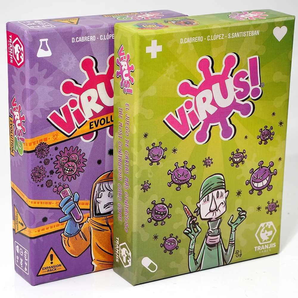 Virus - Juego de cartas - El Juego mas contagioso Edicion Espaola 8 aos VIRUS 2 Evolution Expansin - Juego de cartas C251114