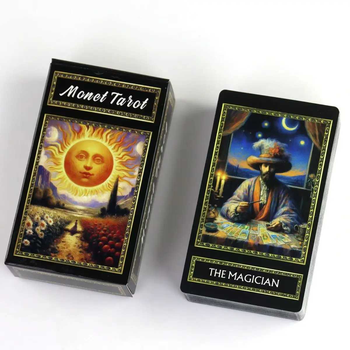 Monet Tarot Deck 78 Tarot Cards Oracle Divination Wisdom 1036cm C251114