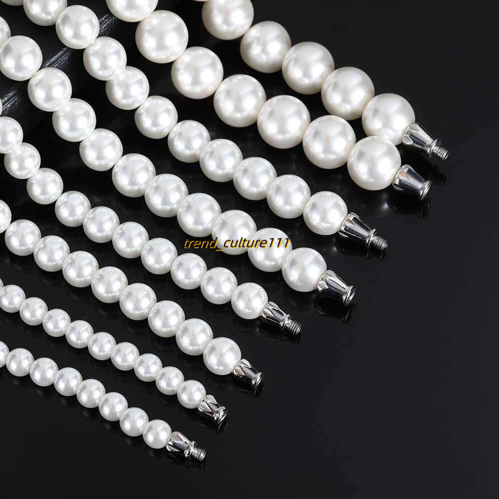 Hip hop minimalist white trendy accessory ASAP ROCKY same pearl necklace