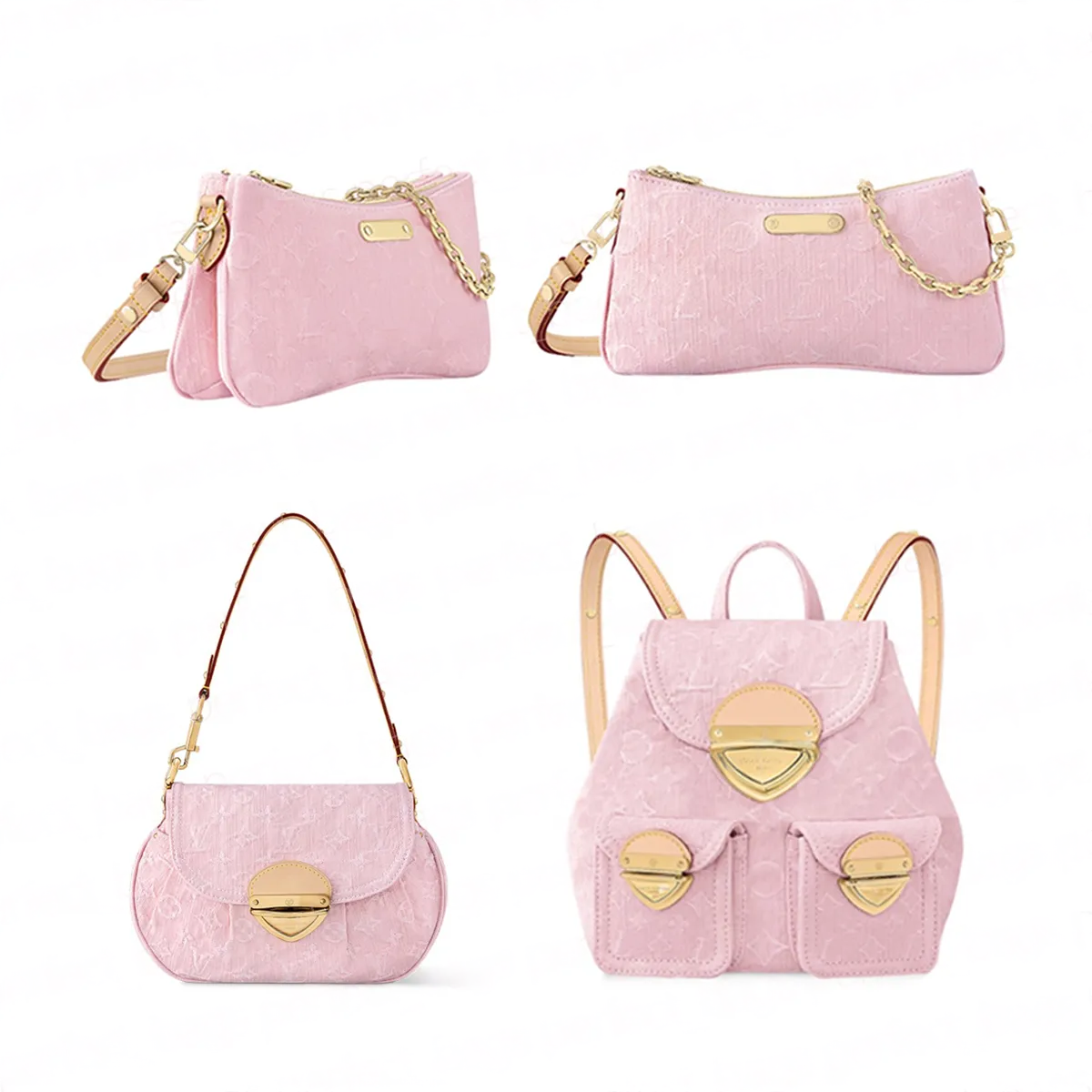 Louise Vusttion Pink Designer Bag Shoulder Bag Denim bag Luxury Bag High Quality Womens handbag Purses designer Crossbody Bag Pink denim bag crossbody bags mini bag