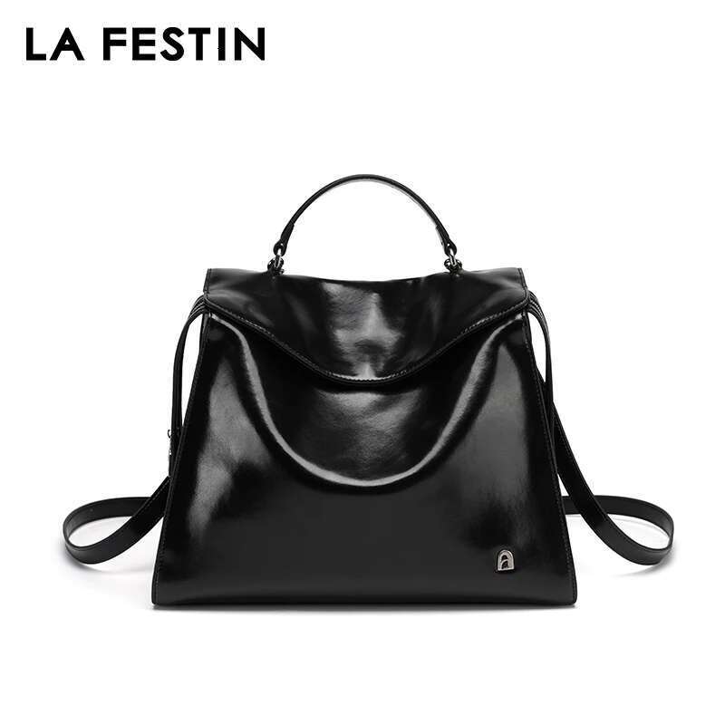 LA FESTIN Women's Bag 2024 New Backpack Shoulder Bags Tote School Large Capacity Leather Ladies Brand Bag