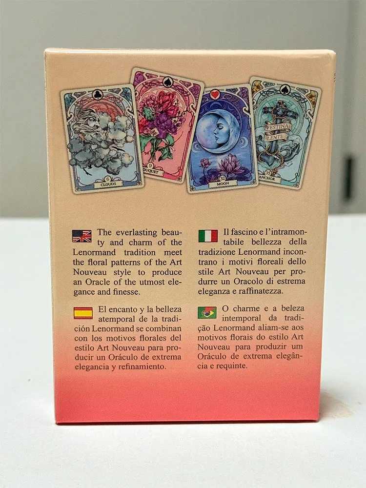 Romantic Lenormand Oracle Cards A 37 Deck English Version Board Playing Games Oracle Cards for Party Entertainment C251114