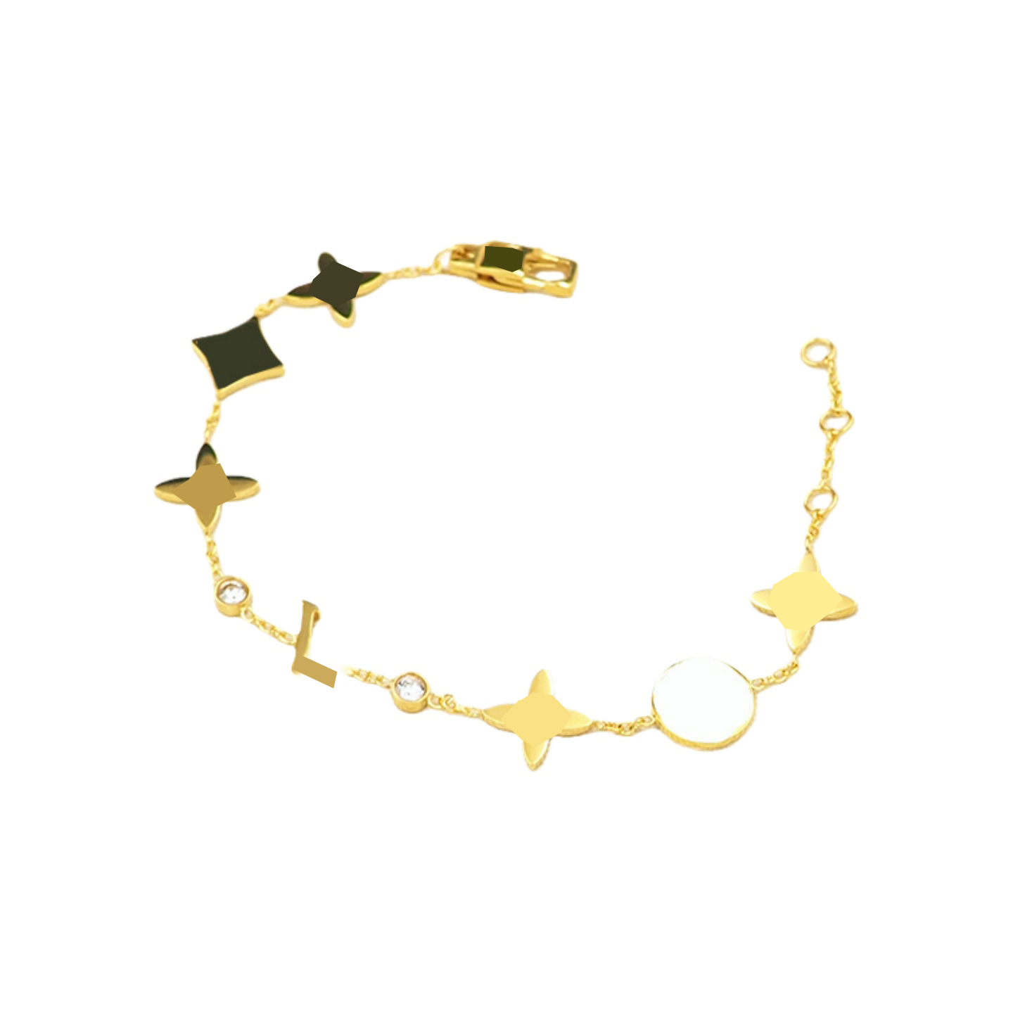 designer bracelet titanium steel bracelet luxury mens and womens 18k rose gold fashion popular do not fade color bracelet trend stainless steel accessories 345211