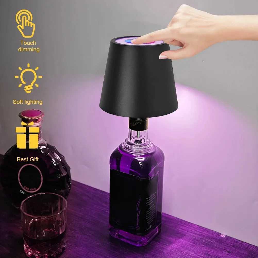 Wireless Table Lamp For Wine Bottles LED Bottle Light For Outdoor Use Touch Control Ideal For Restaurants Bars Festival Party M251114