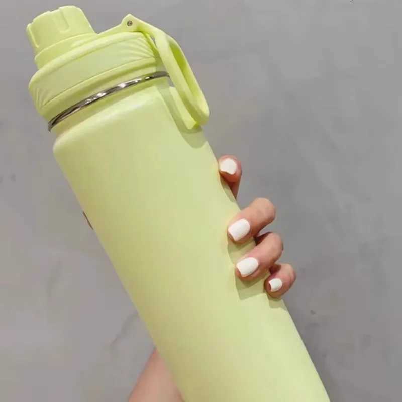 New 710ml Large Capacity Indoor And Outdoor Sports Kettle Water Bottle Stainless Steel Insulated And Cold Cup Holiday Gift C251114
