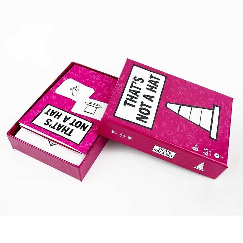 Unique Thats Not a Hat Happy Party Game SetTop Board Game with Basic Extended Card Game English Tabletop Game for 3-8 Players C251114
