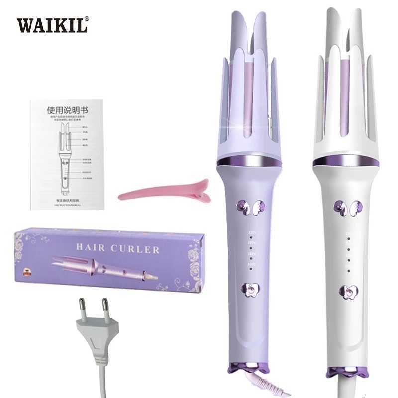 WAIKIL professional womens electric curler stick rolls automatic curler 32MM large wave electric negative ion hair care curlerT251114