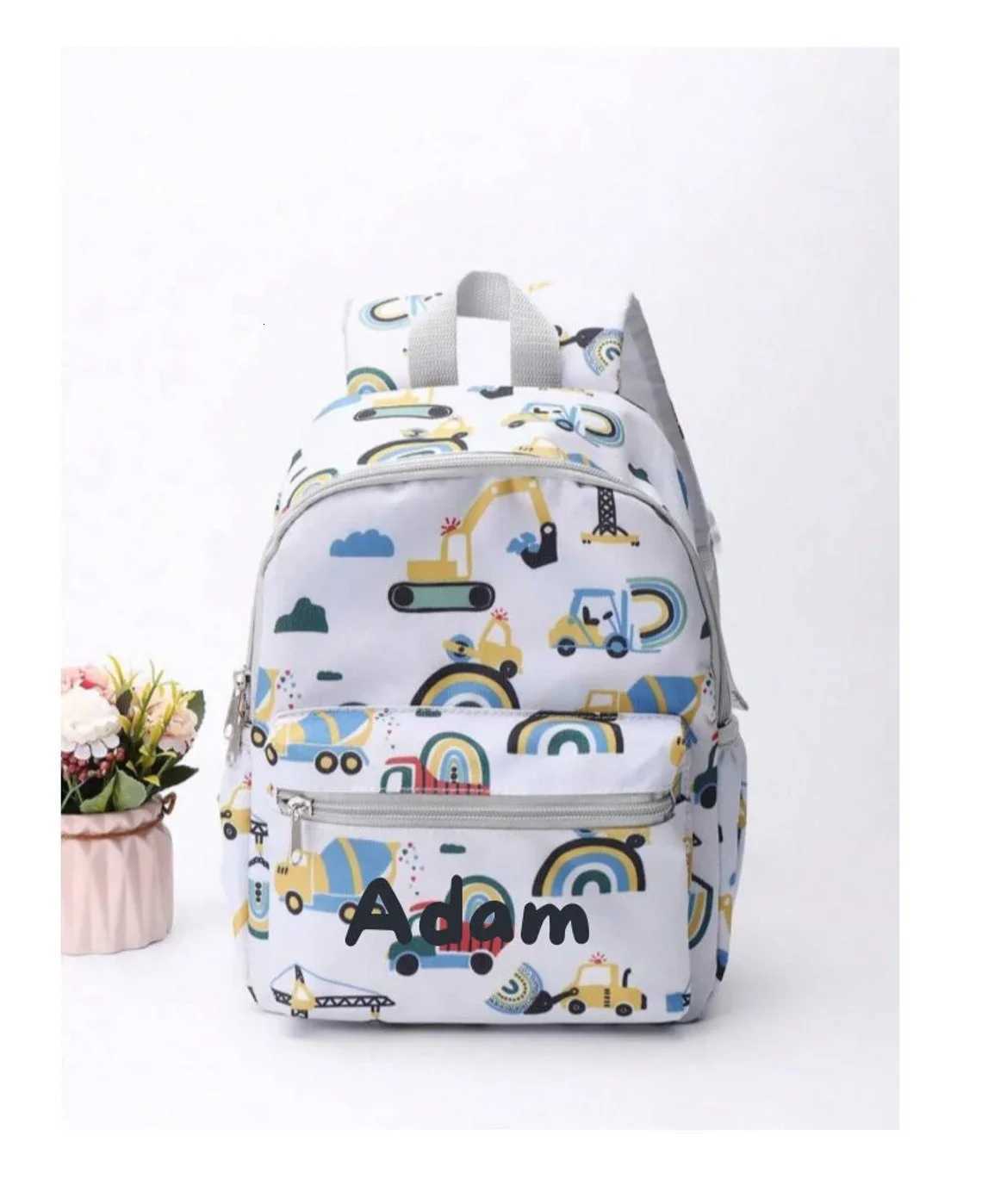 Custom Kids Backpack Personalised Childrens Backpack Kindergarten backpack Dinosaur personalised School bagToddler BackpackW251113