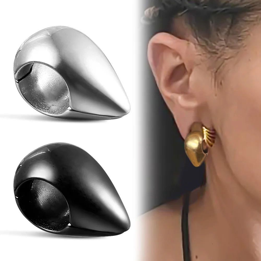 Giga 00g Teardrop Stainless Steel Ear Expander Weights Gauges For Women 10mm Ear Stretcher Hanger Piercing Body Jewelry 250408