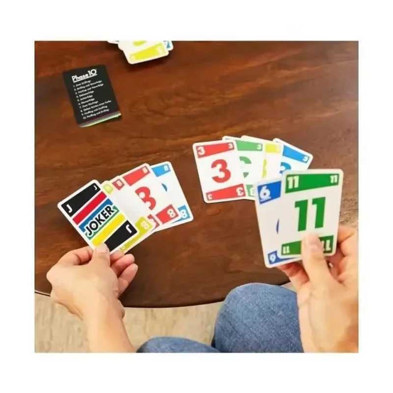 New Phase 10 Kartenspiel Fun High Fun Multiplayer Toy Designs Paying Board Game Card Family Party Toy C251114