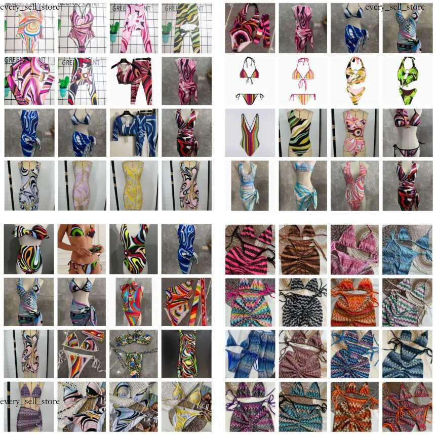 Pucci Bathing Issue de maillot de bain Bikini Bikinis de créateur de femmes sexy sets STRAP STRAP STRAP SAISSIONS MÉDICA