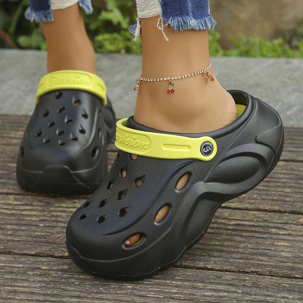 Women's Fashion Chunky Platform Sandals 2024 Summer Thick Sole eva Clogs Garden hot Shoes for Women hot Outdoor Non Slip Beach Slippers