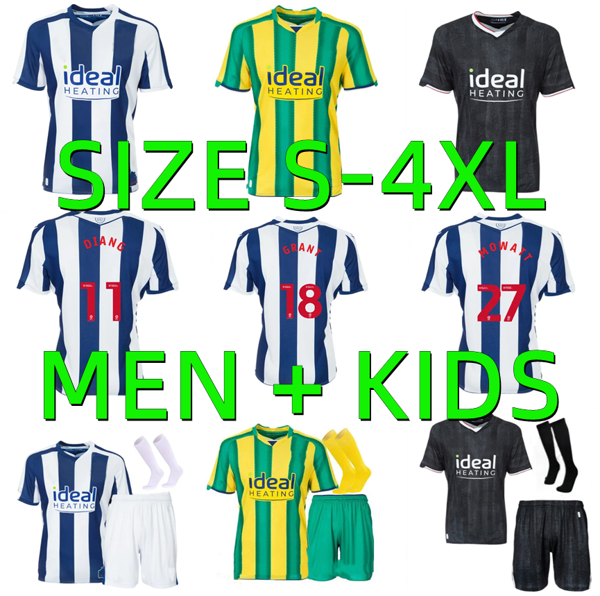 XXXL 4XL 2025 2026 West Bromwich soccer jerseys 25 26 Albions Baggies WALLACE JOSH MAJA FELLOWS Diang Grant Mowatt weatshirt MOLUMBY men kids kit football shirt