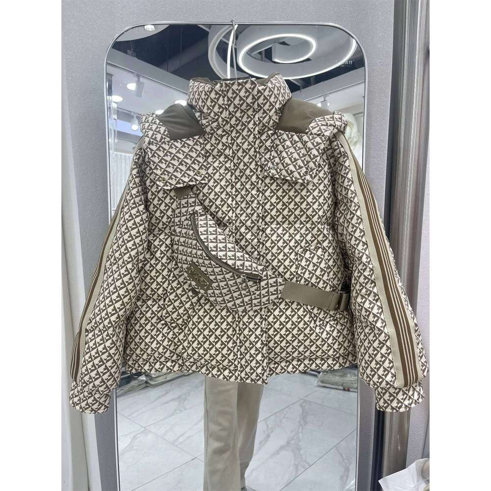 Women's Wear Thickened Houndstooth Down Jacket Women Winter 2023 New High Quality Korean Style Loose Bag Warm Fashion White Duck Puffer Coat