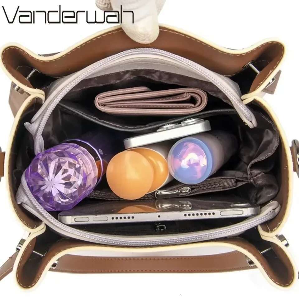 High Quality Pu Leather Shoulder Crossbody for 2025 Handbags Women Bags Large Capacity Tote Messenger Bag