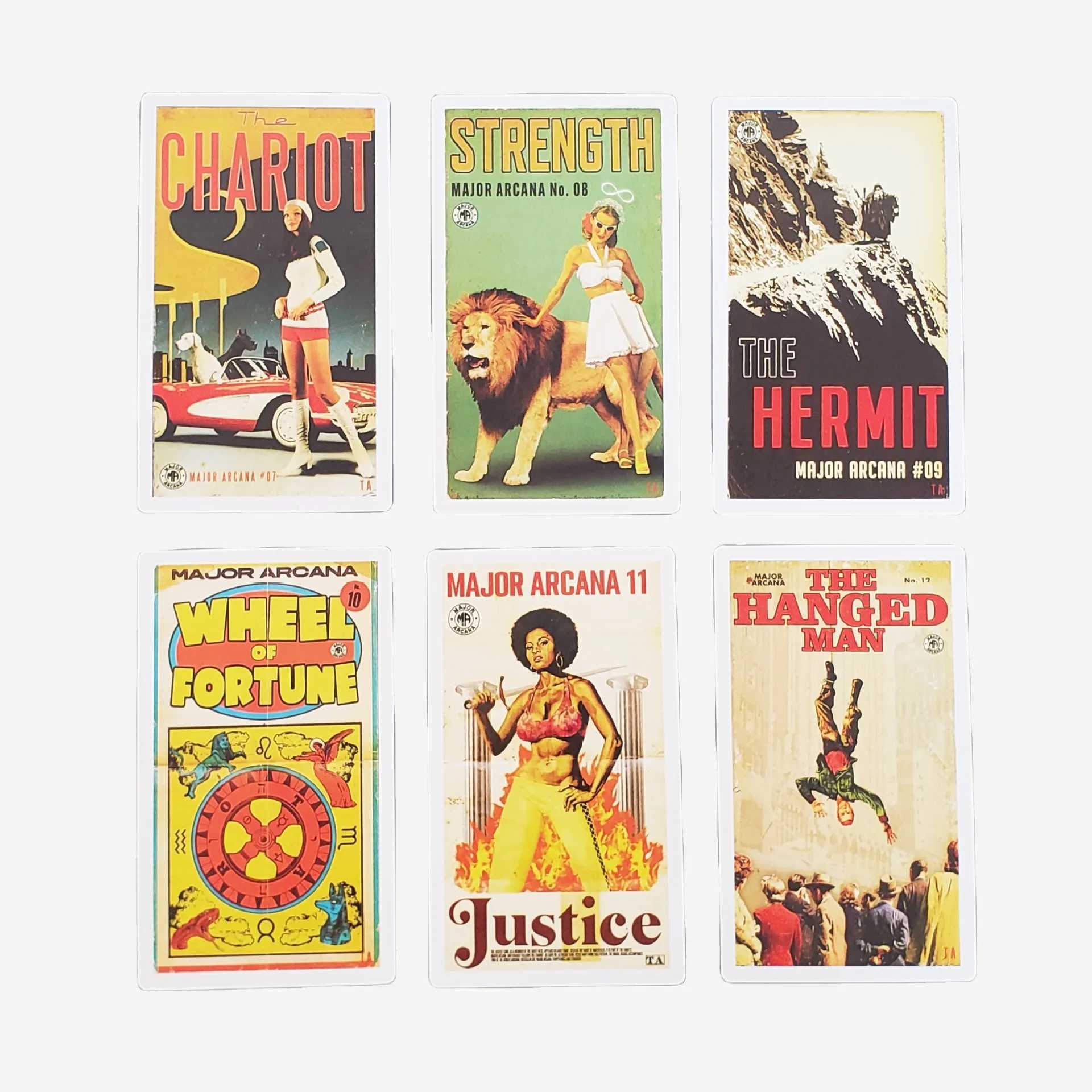 127cm The pulp tarot cards board games Engish version with paper manual C251114