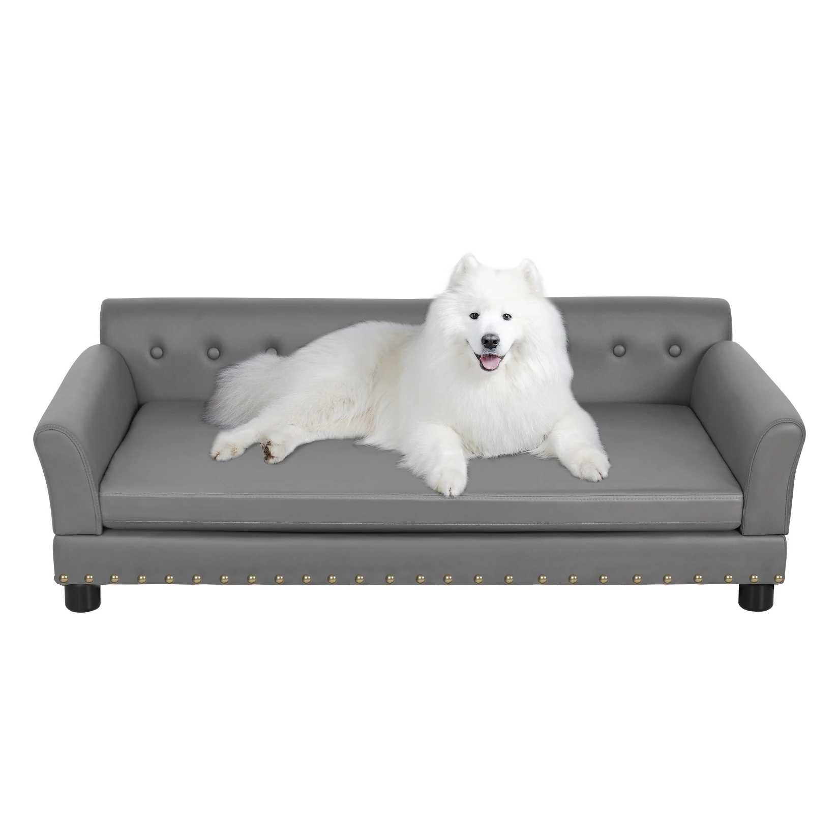 Rectangular pet bed for medium to large dogs durable elevator dog sofa bed comfortable dog sofa modern and stylish dog sofa X250412
