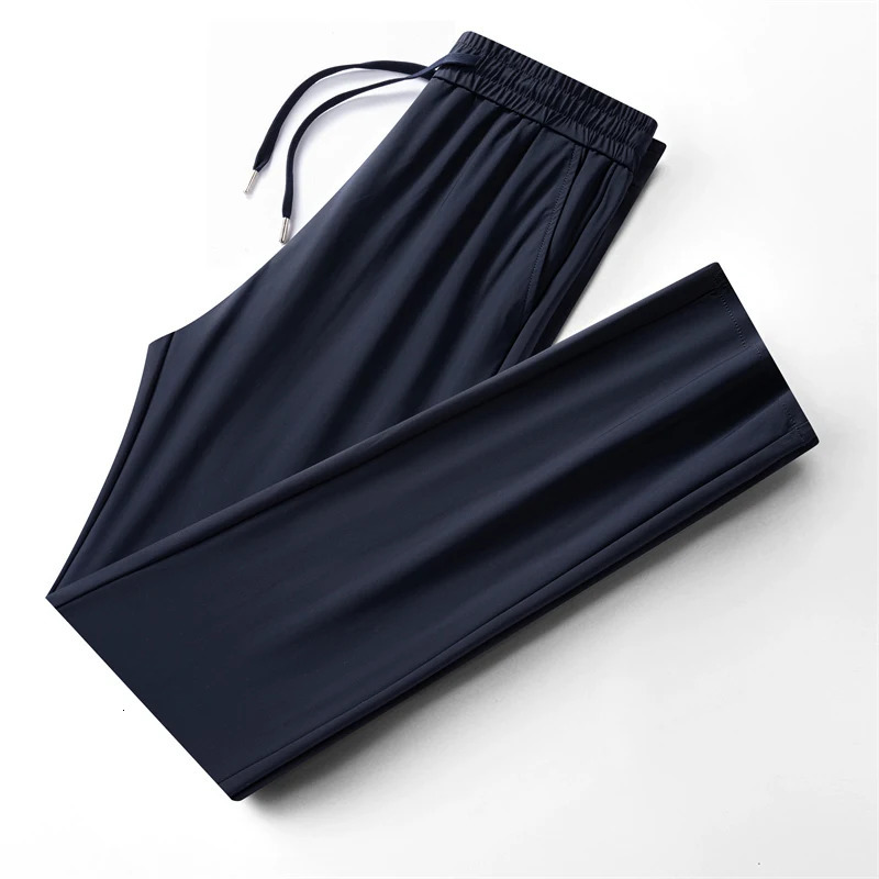 Mens elastic breathable casual pants with waist comfortable and suitable for gym daily wear 250414Z