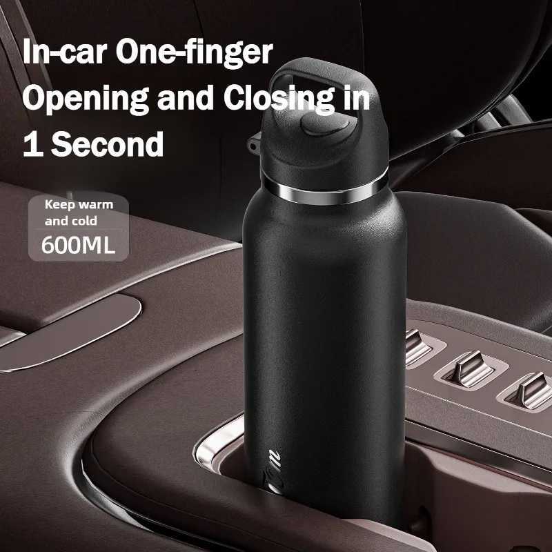 Stainless Steel Portable Water Bottle Leakproof Sports Cup for Outdoor Cycling Hiking Gym Travel Halloween Christmas Gift C251114