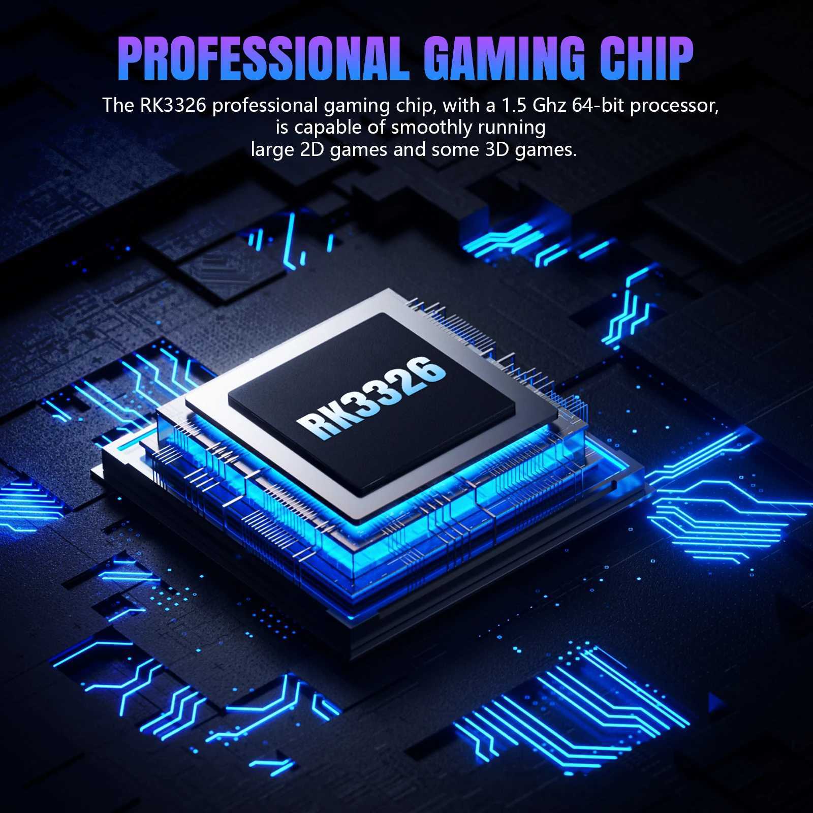 Open Source R36Max Retro Handheld Video Game Console RK3326 Chip 64G 128G Portable Pocket Game Player 4 HD Sn Game Console XJ250619