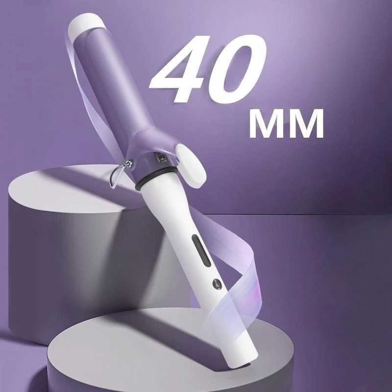 home appliance Iron Hair Curler 40mm Big Wave Formers Curler Hair Rollers Auto Rotating Hair CurlerT251114