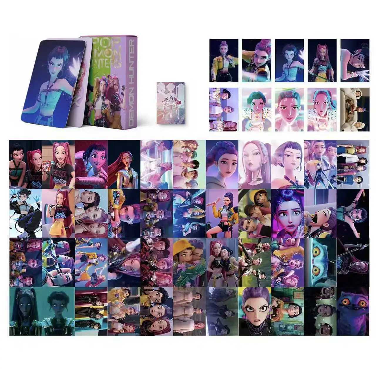 NEW kpop demon hunters card game collectible card LOMO small card anime double-sided LOMO Christmas and birthday gift C251114