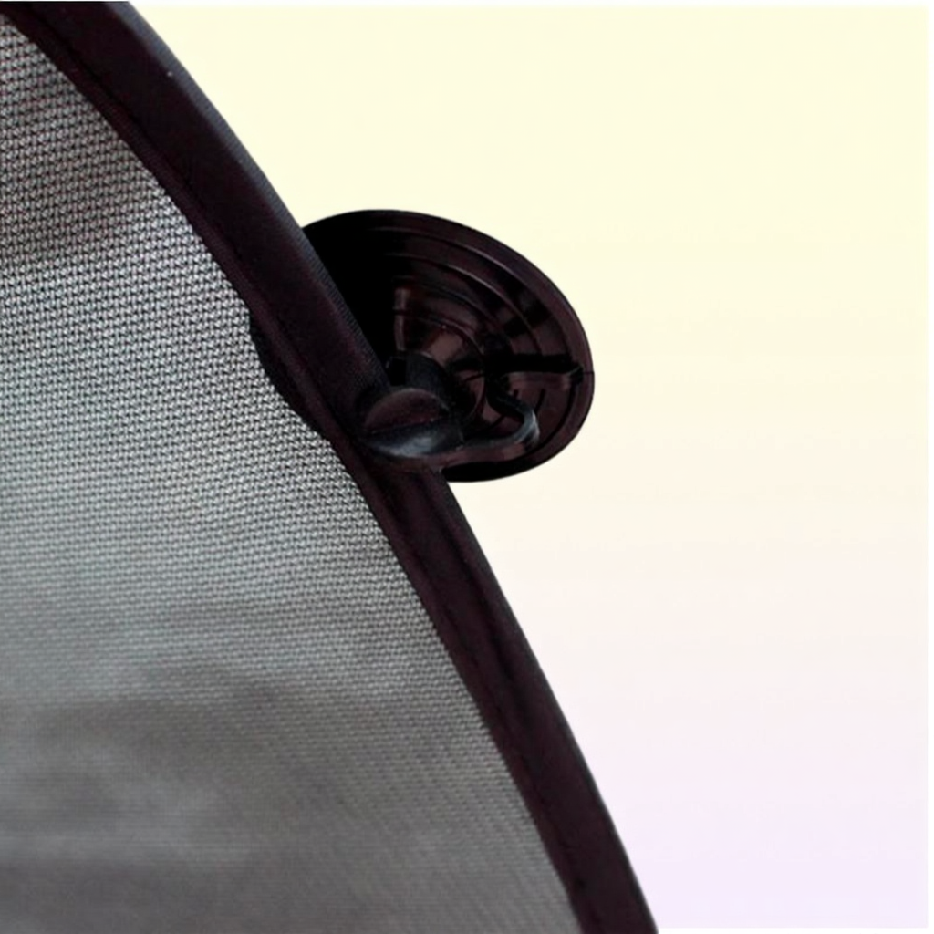 Car Sunshade 1 Set 4pcs Universal Window Sun Shade UV Rays Protector Black