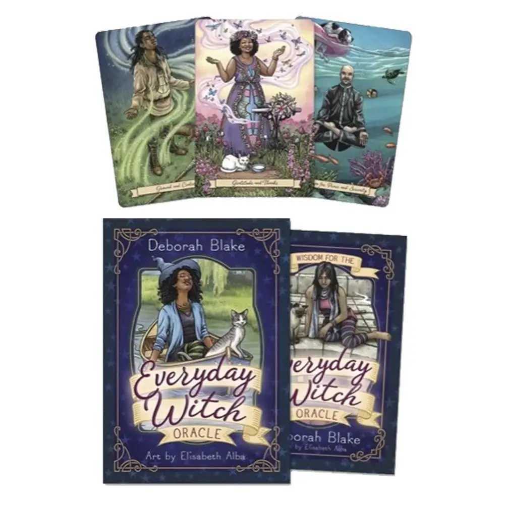 Everyday Witch Oracle Deck English PDF Guidebook Board Game Cards Playing Family Entertainment Kids Toys C251114