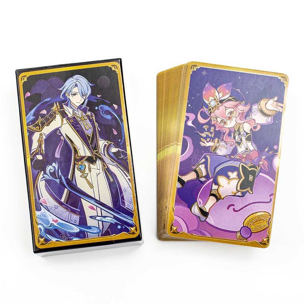 Anime Game Genius Invokation TCG 65Pcs/Set Hot 9555cm Collectible Card Collection for Desktop Gaming C251114