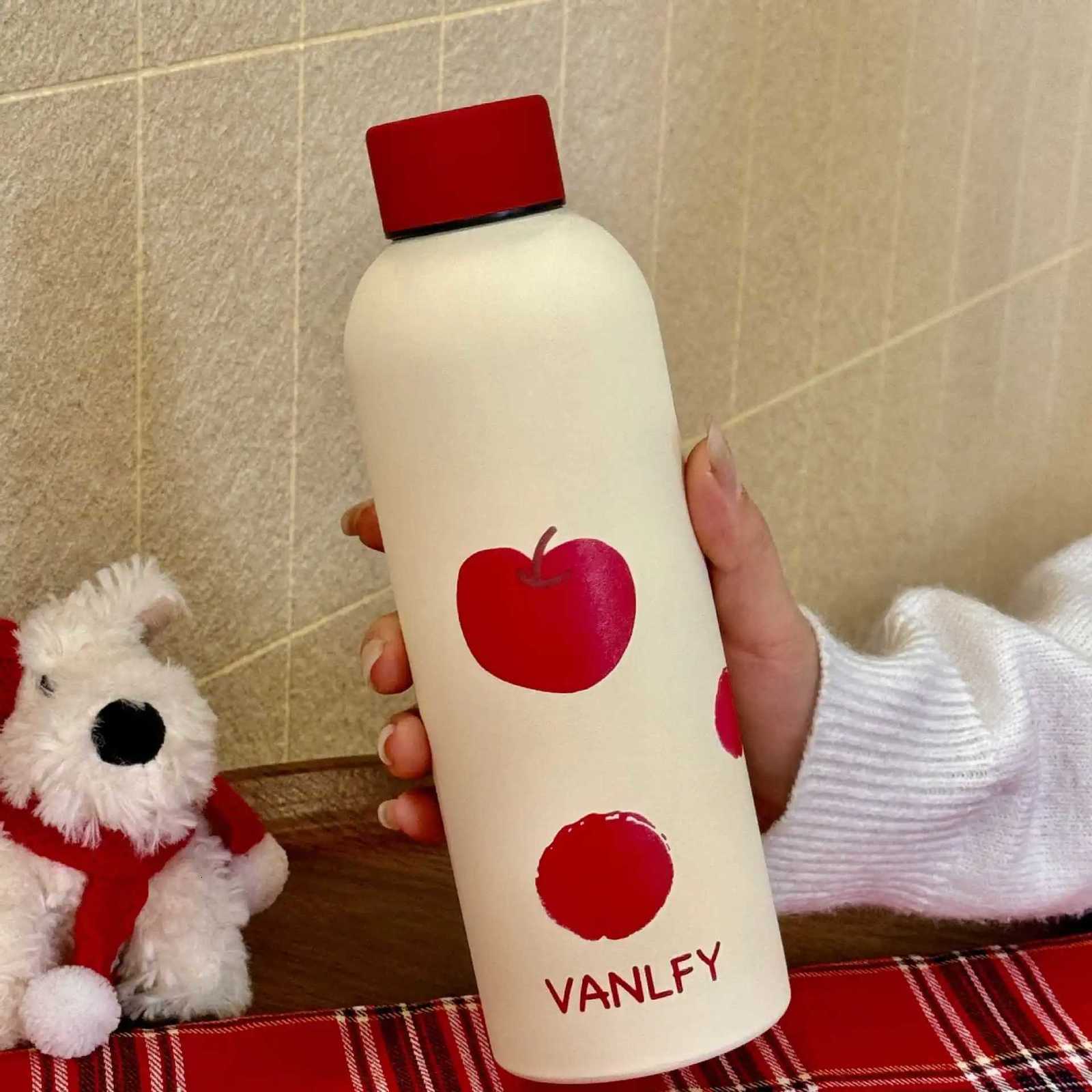 500ML Insulated Stainless Steel Water Bottle Large Capacity Portable Thermos Flask Small Mouth Christmas Mug Model Xinghao C251114