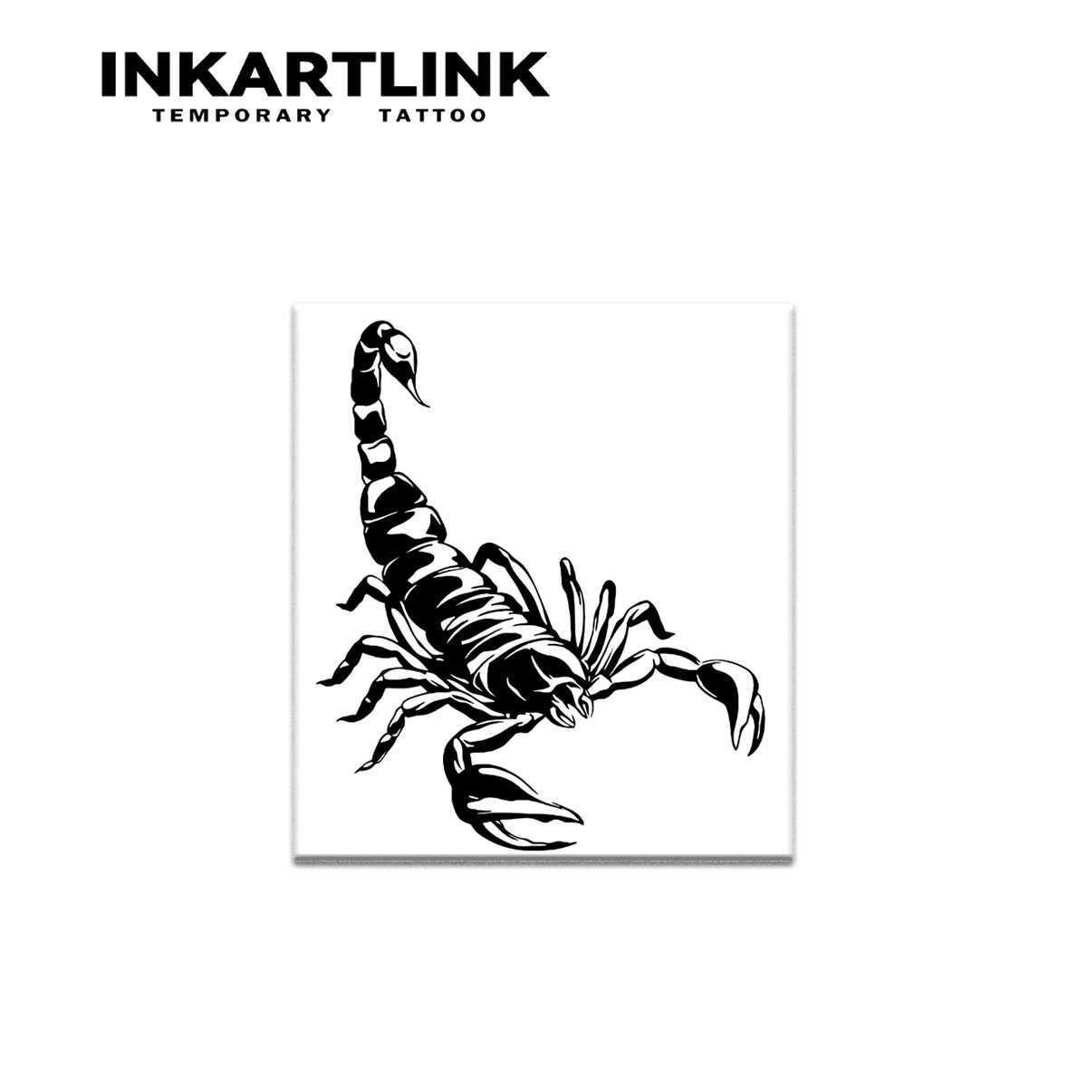 Scorpion temporary tattoo sticker waterproof magic tattoo 15 day fake tattoo semi permanent tattooXJ25414