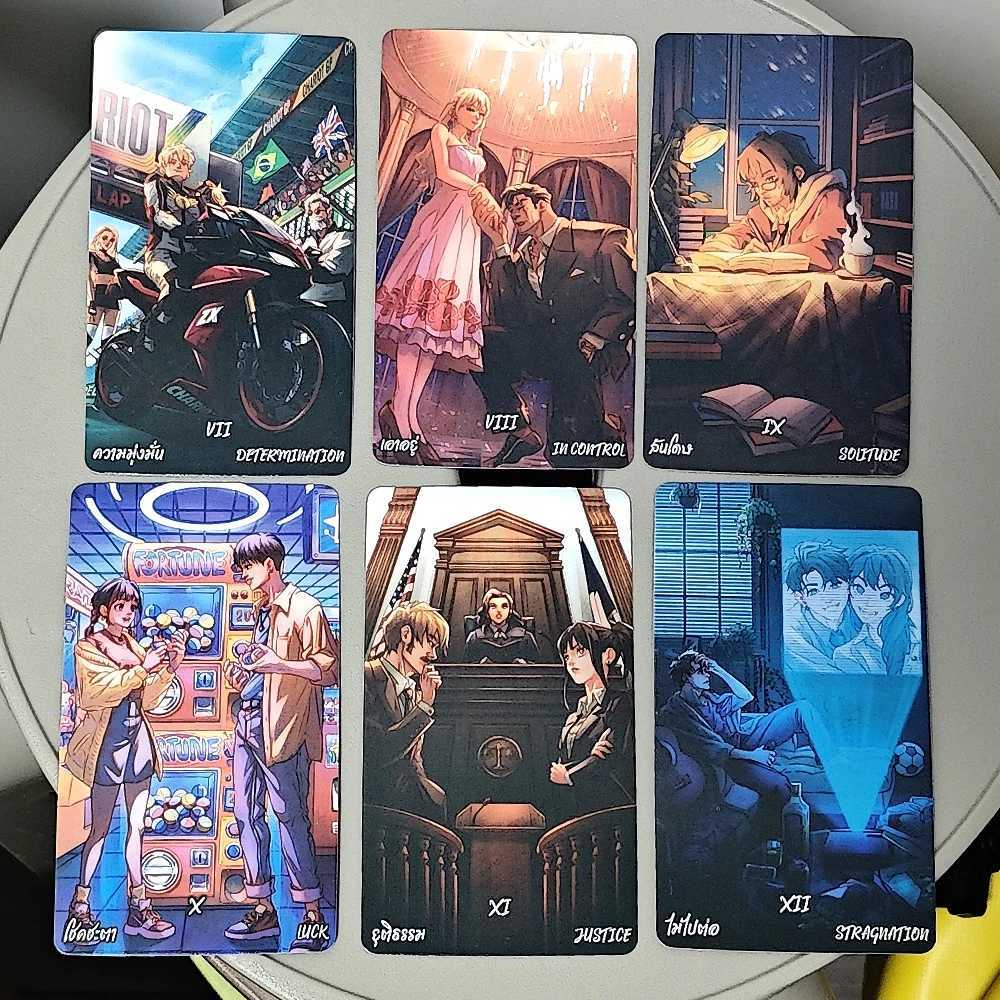 In Love Tarot Deck 1036cm Based on Rider Waite System Anime Themed 78 Pcs Tarot Cards C251114