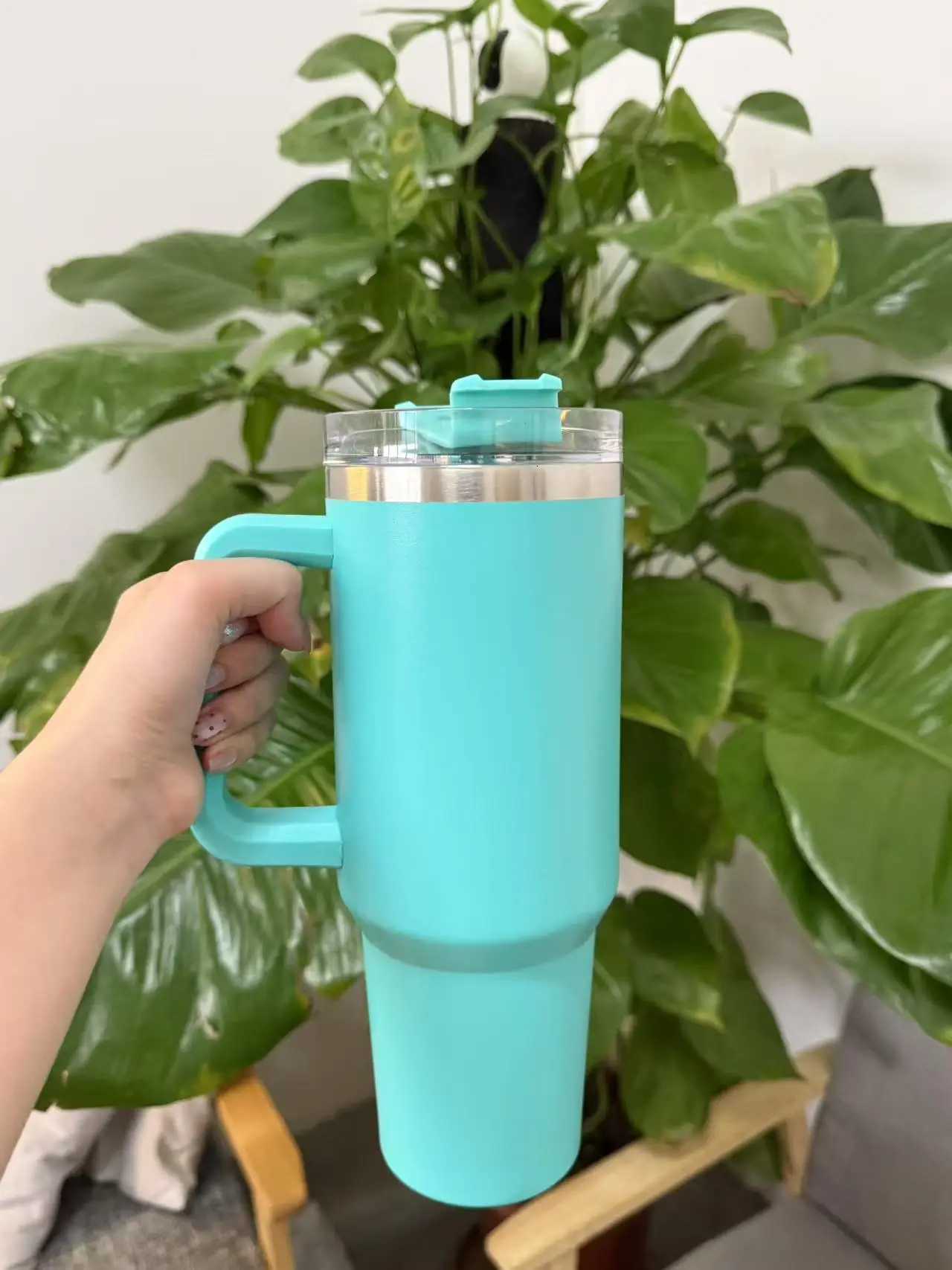 New 40oz handle ice cup 304 car cup large milliliter heat and cold preservation cup beer and cola car water cup C251114