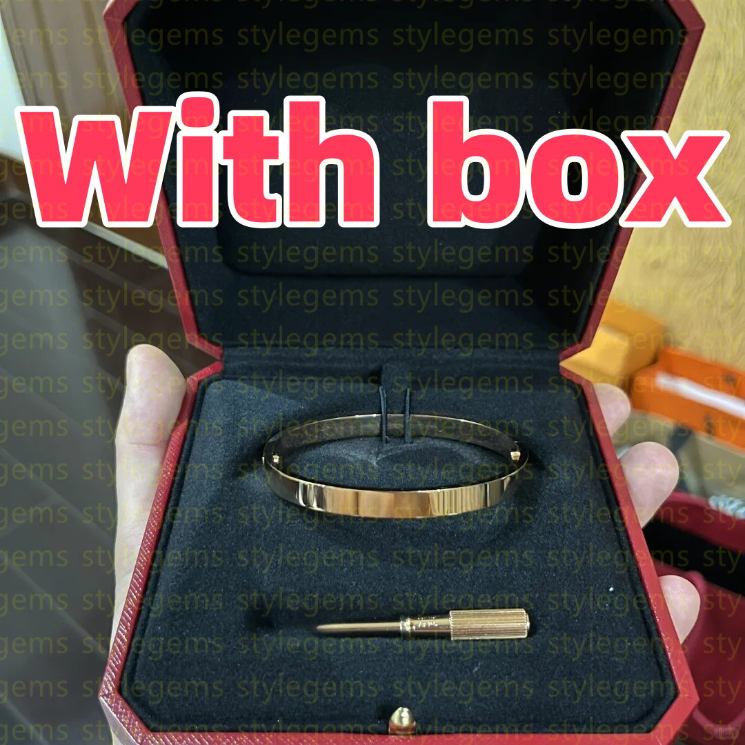 love luxury womens screw bracelet designer bangle bracelet women men love braceletes gold bangle mens jewelry woman designer bangle jewelry Screwdriver Bracelet 1