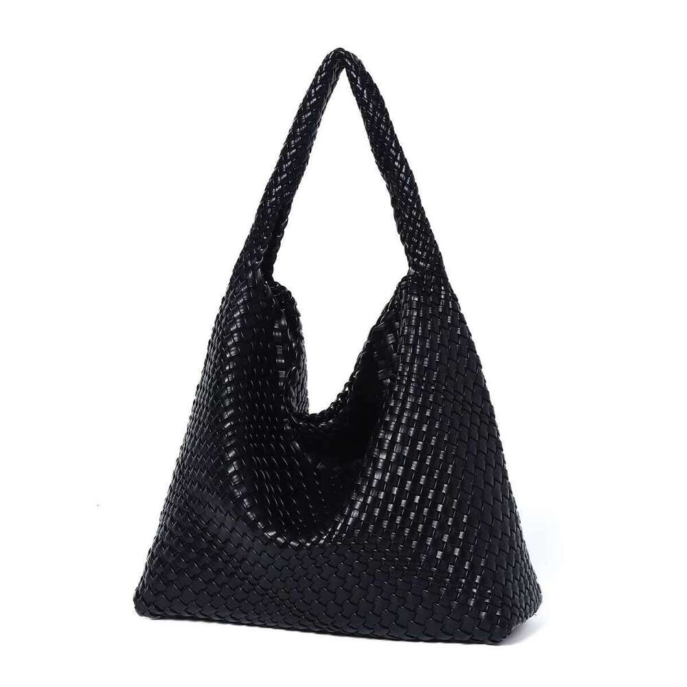 Angelkiss Women Handhag Designers Woven Vintage Fashion Shoulder Bags Female Top-Handle Tote Bag Large Purse