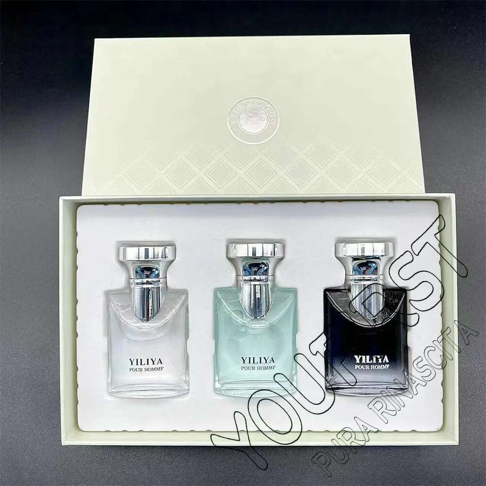 Top Quality 90Ml Perfume Men Gift Box 3Pcs Set Lasting Cologne Scent Perfumes Mascuos Pheromone Fascination Man Parfums Homme