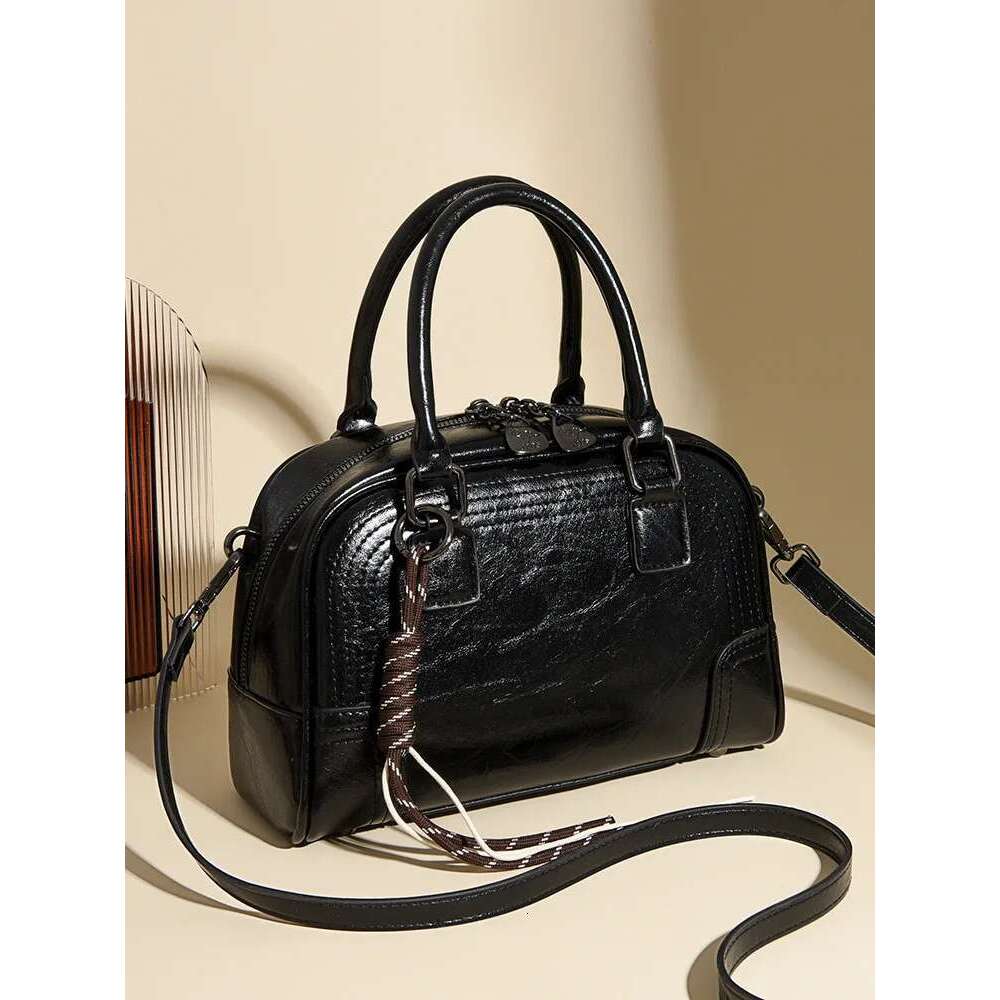 Handbag Women. It's New Fashionable Boston Bag In 2025, Featuring A Simple And Versatile Design, Suitable For Both S