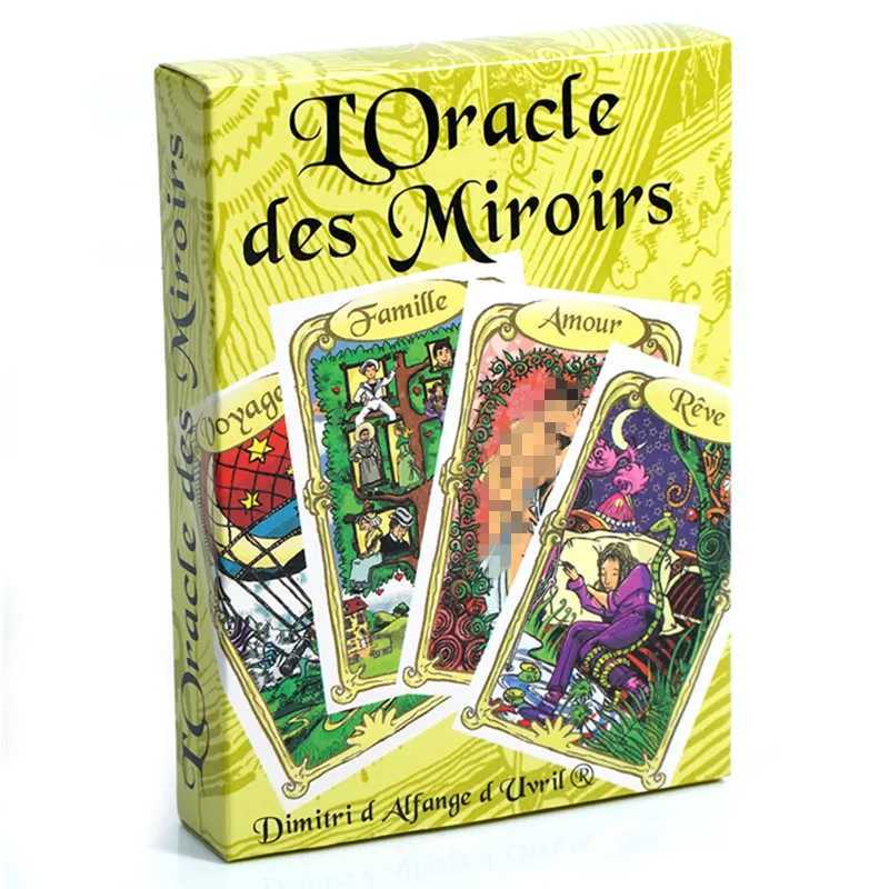 French "Oracle of the Mirror" French Tarot cards, a precious tool for divination and spiritual guidance C251114