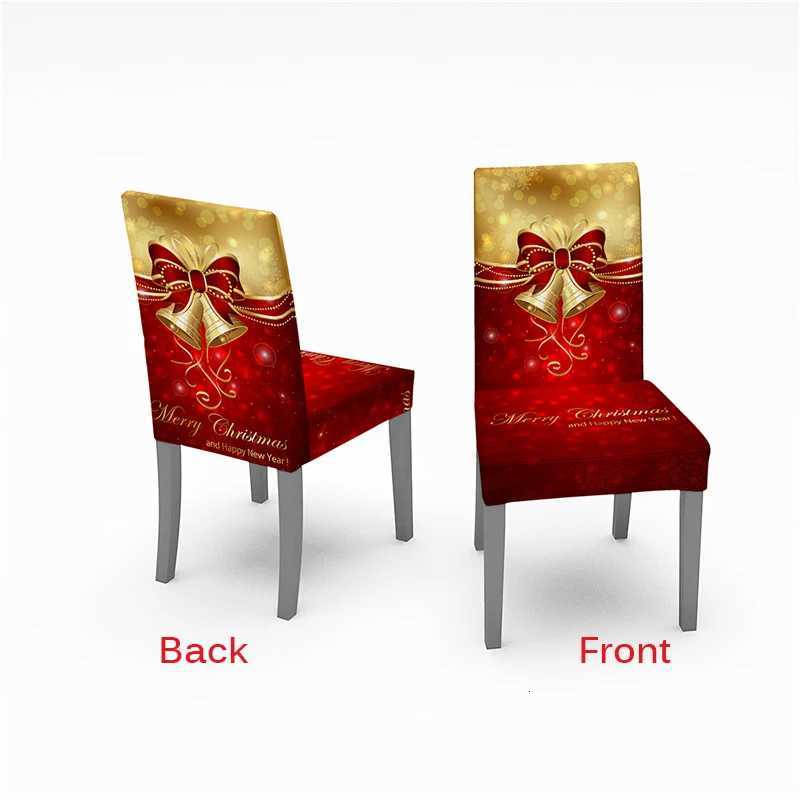 Christmas 1PC Christmas Table Cloth Waterproof Xmas Decor Elastic Chair Covers Tablecloth Christmas Chair Covers Not Sold As A Set Y251113