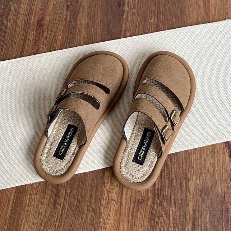 Free shipping designer slippers women off white brown comfortable breathable wear-resisting outdoor sandals new