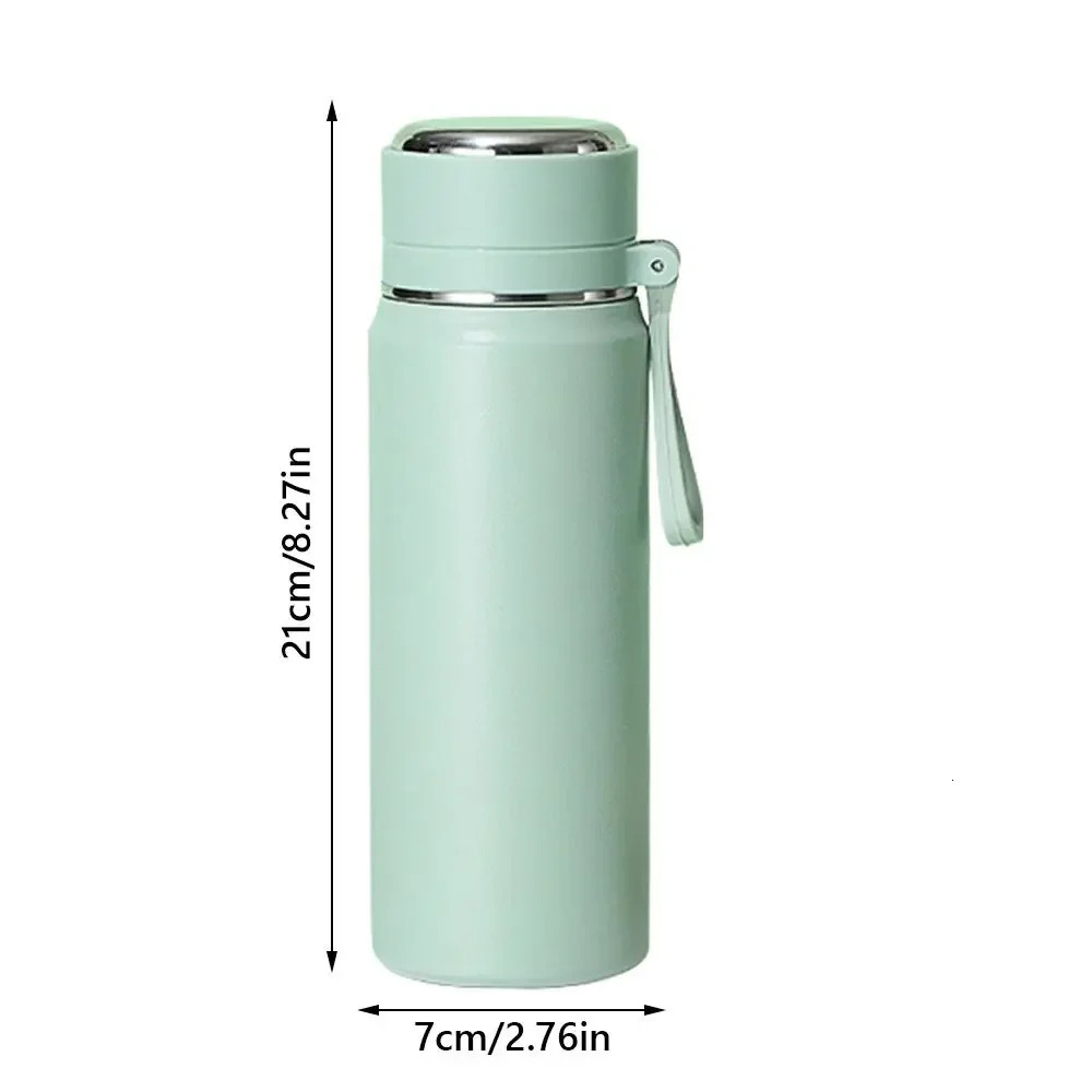 Ins Style 316 Stainless Steel Thermal Flask 500ml Leakproof Vacuum Cup Portable Insulated Water Bottle for Students 251107 W260226