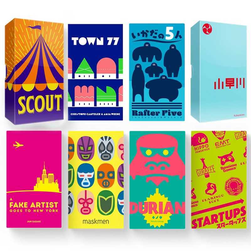 Party Games Scout A Fake Artist Fun Durian MOON ADVENTURE Rafter FIVE DroPolter Card Game Goofy Fun for Game Lovers C251114