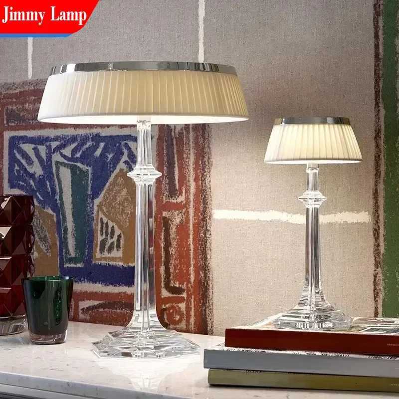 Modern Simple LED Crystal Desk Lamp for Home Bedside Study Office Bedroom Living Room Lighting Fixture Decor M251114