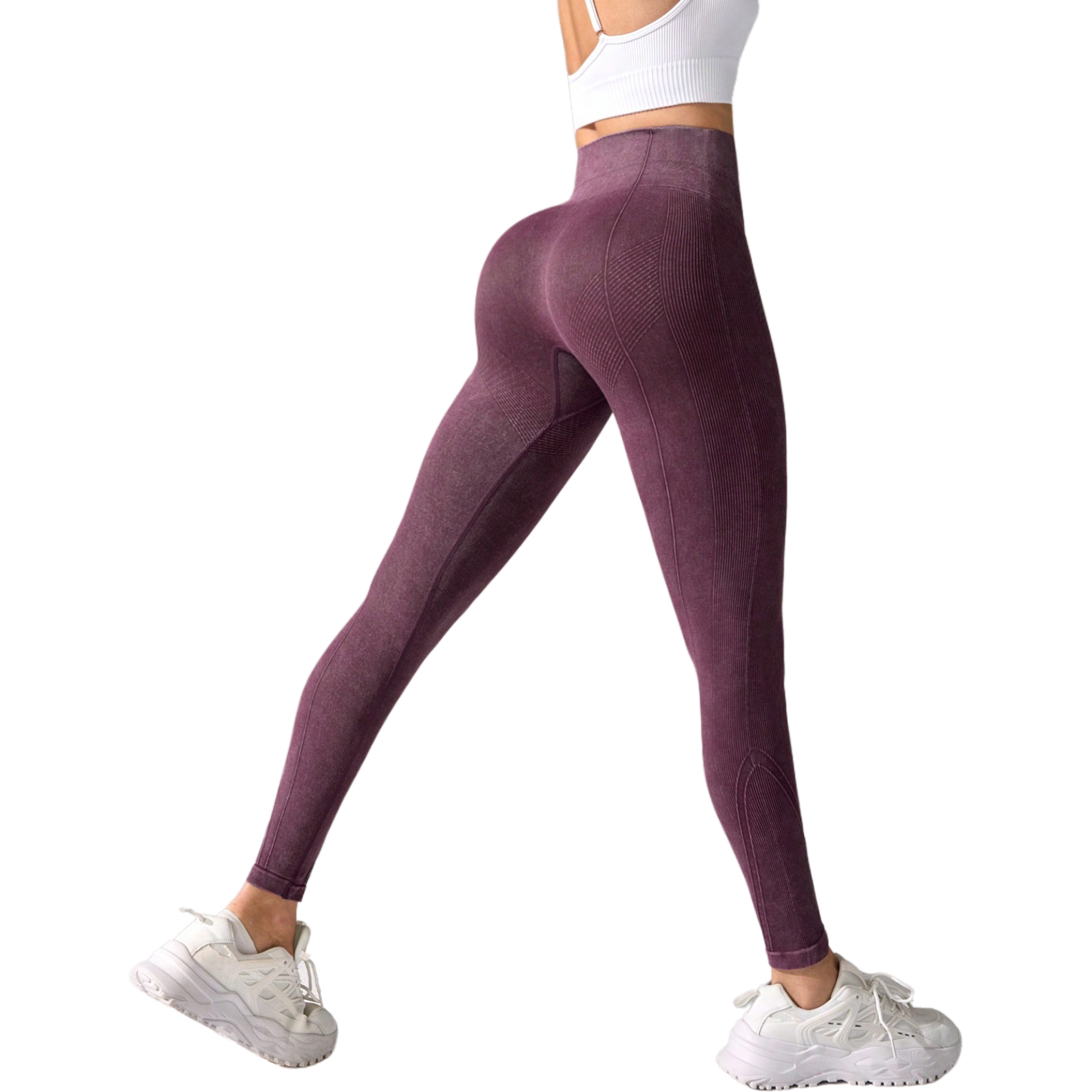 Premium Stretch Fabric Fitness Leggings Ideal for Sports Activities